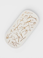 Чайная пара «Мрамор», 2 предмета: чашка 250 мл, блюдце 13.5×11×1 см, керамика, белая - фото 809493196