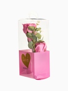 УЦЕНКА Набор из 3 розовых роз в пвс коробке 10989651