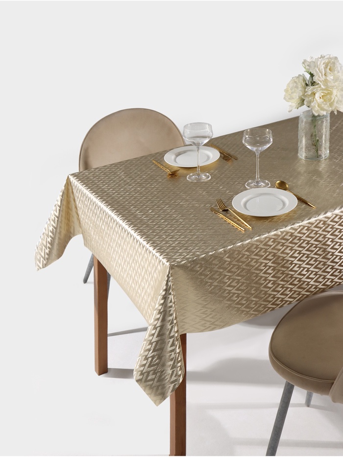 Клеёнка на стол «Мидас», ширина 137 см, рулон 20 метров, толщина 0,3 мм - Фото 1