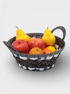 Корзинка для фруктов и хлеба Magistro «Графит», 34×28×17 см, плетёная, серая - Фото 8