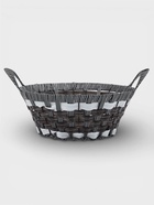 Корзинка для фруктов и хлеба Magistro «Графит», 34×28×17 см, плетёная, серая - Фото 3