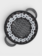 Корзинка для фруктов и хлеба Magistro «Графит», 34×28×17 см, плетёная, серая - Фото 5