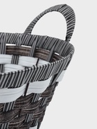 Корзинка для фруктов и хлеба Magistro «Графит», 34×28×17 см, плетёная, серая - Фото 6