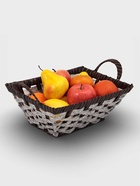 Корзинка для фруктов и хлеба Magistro «Терракота», 36×23×17 см, плетёная, серая - Фото 8