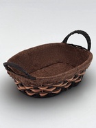 Корзинка для фруктов и хлеба Magistro «Каштан», 32×21×12 см, плетёная, коричневая - Фото 3