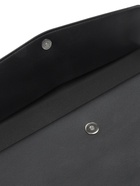 Папка-конверт на кнопке, формат А4, кожзам, чёрная - Фото 4