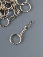 Кольцо для брелока на цепочке с карабином 7 см, d=2.2 см, карабин 2 см, набор 20 шт. - Фото 2