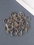 Кольцо для брелока на цепочке с карабином 7 см, d=2.2 см, карабин 2 см, набор 20 шт.  (артикул 10959752)  большой выбор товаров оптом и в розницу по низким ценам с доставкой