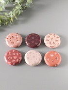 Набор шкатулок для украшений «Рисунки на бежевом», 12 шт., мини, металл, круглая, 6.8×6.8×1.7 см - Фото 2