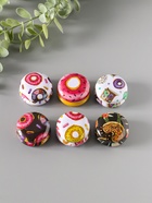 Набор шкатулок для украшений «Пончики», 12 шт., мини, металл, круглая, 4×4×2 см - Фото 3
