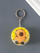 Шкатулка - брелок для ключей на кольце «Капибара», круглая, мини, 4.5×4.5×2 см, МИКС  (артикул 10962215)  большой выбор товаров оптом и в розницу по низким ценам с доставкой