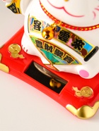 Маятник настольный антистресс от солнечной батареи «Манэки-нэко с веером», керамика, 10×11×10.8 см - Фото 5