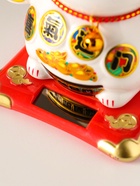 Маятник настольный антистресс от солнечной батареи «Манэки-нэко с золотыми слитками», керамика, 10×11×10.8 см - фото 809493363