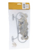 УЦЕНКА Крючок для штор CAPPIO KS042, цвет серебро с золотом, набор 2 шт. - Фото 8