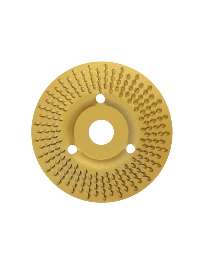 УЦЕНКА Чашка обдирочная для УШМ ТУНДРА, по дереву, полувыпуклая, 125×22 мм - Фото 1