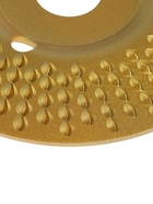 УЦЕНКА Чашка обдирочная для УШМ ТУНДРА, по дереву, полувыпуклая, 125×22 мм - Фото 2