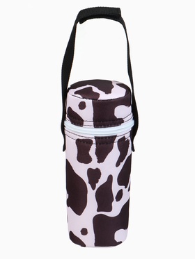 Термосумка для бутылочки «Коровий принт», форма тубус, M&B  (артикул 10924999)  большой выбор товаров оптом и в розницу по низким ценам с доставкой