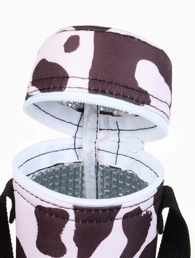 Термосумка для бутылочки «Коровий принт», форма тубус, M&B