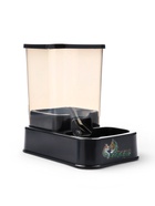 Автокормушка, 1.5 л, нескользящее основание, чёрная 10952475