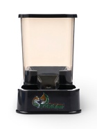 Автокормушка, 1.5 л, нескользящее основание, чёрная 10952475