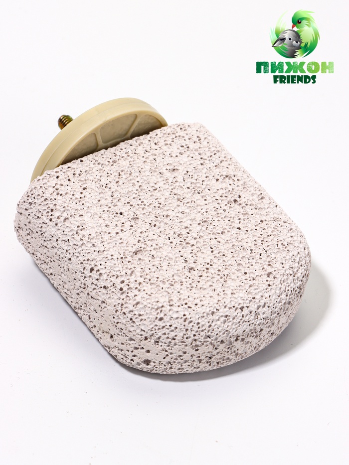 Минеральная жёрдочка для птиц «Пристань», 7×6 см - Фото 1