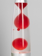 УЦЕНКА Светильник настольный металл, стекло, воск «Лава» Е14 25-35W серебро 34×8.5×8.5 см - Фото 4