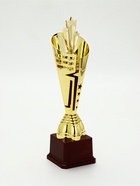 Кубок 197С, наградная фигура, золото, подставка пластик, 31×8.5×8.5 см  (артикул 10949569)  большой выбор товаров оптом и в розницу по низким ценам с доставкой