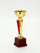 Кубок 196С, наградная фигура, золото, подставка пластик, 23.6×7.5×7.5 см - фото 8637183