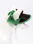 Кепка для животных, размер M, ОГ 32-39 см, высота 10 см, зелёная - Фото 3