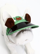 Кепка для собак и кошек, размер L, ОГ 35-46 см, высота 13 см, зелёная - Фото 2