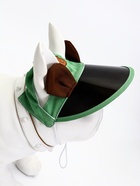 Кепка для собак и кошек, размер L, ОГ 35-46 см, высота 13 см, зелёная - Фото 3