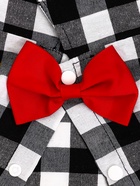 Рубашка для собак «Пианист», размер M, ДС 26, ОГ 34, ОШ 25 см, чёрная  (артикул 10958211)  большой выбор товаров оптом и в розницу по низким ценам с доставкой