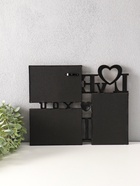 Фоторамка - коллаж на 3 фото 10×15 см «Я люблю тебя», пластик под т. золото, 31.5×25.5 см - Фото 3