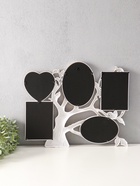 Фоторамка - коллаж на 5 фото 10×15 см, 13×13 см, 13×18 см «Старое дерево», пластик, белая с золотом, 46.5×37.5 см  (артикул 10962758)  большой выбор товаров оптом и в розницу по низким ценам с доставкой