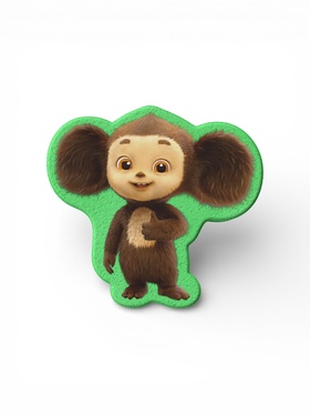 Бомбочка для ванн «Чебурашка» с ароматом бабл-гам, 110 г