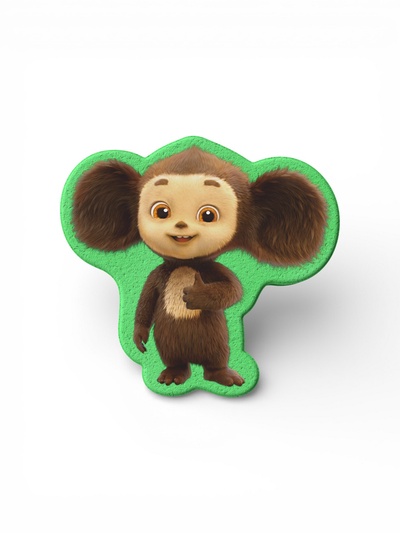 Бомбочка для ванн «Чебурашка» с ароматом бабл-гам, 110 г