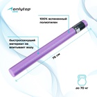 УЦЕНКА Аквапалка для аквааэробики ONLYTOP, d=6.5 см, длина 75 см, фиолетовая - Фото 1