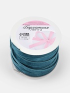 УЦЕНКА Лента бархатная 10 мм × 20 ±1ярд(18 м ±1 м) №72 изумрудный АУ - Фото 2