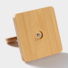 УЦЕНКА Набор для специй на дерев подставке 3 пред «Bella Tenero» солонка, перечница, салфетница 3408 10989845