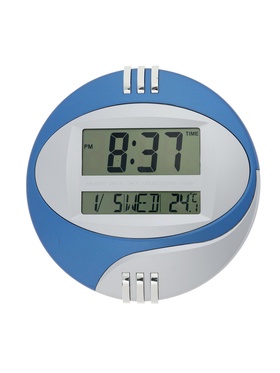 {{photo.Alt || photo.Description || 'УЦЕНКА Часы электронные настенные, настольные, с будильником, 26×26 см, 2 АА, синие'}}