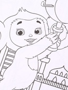 Раскраска «Чебурашка», А4, 16 стр. - Фото 10