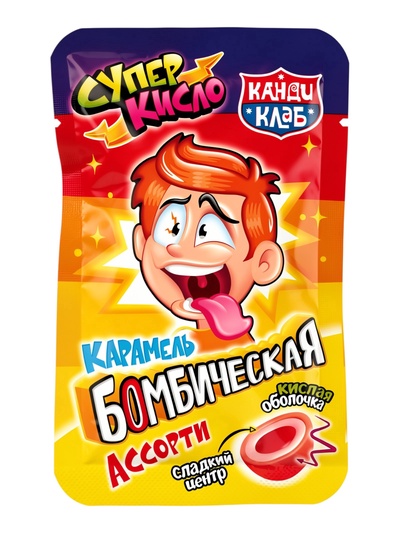 Карамель «Бомбическая», ассорти, 13 г