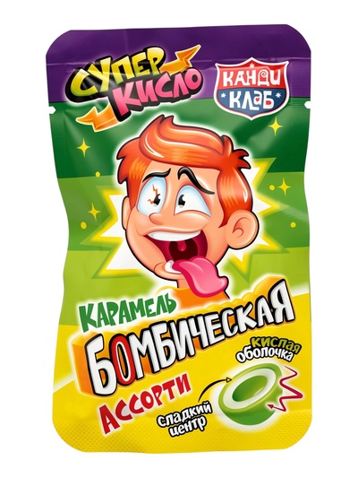 Карамель «Бомбическая», ассорти, 13 г