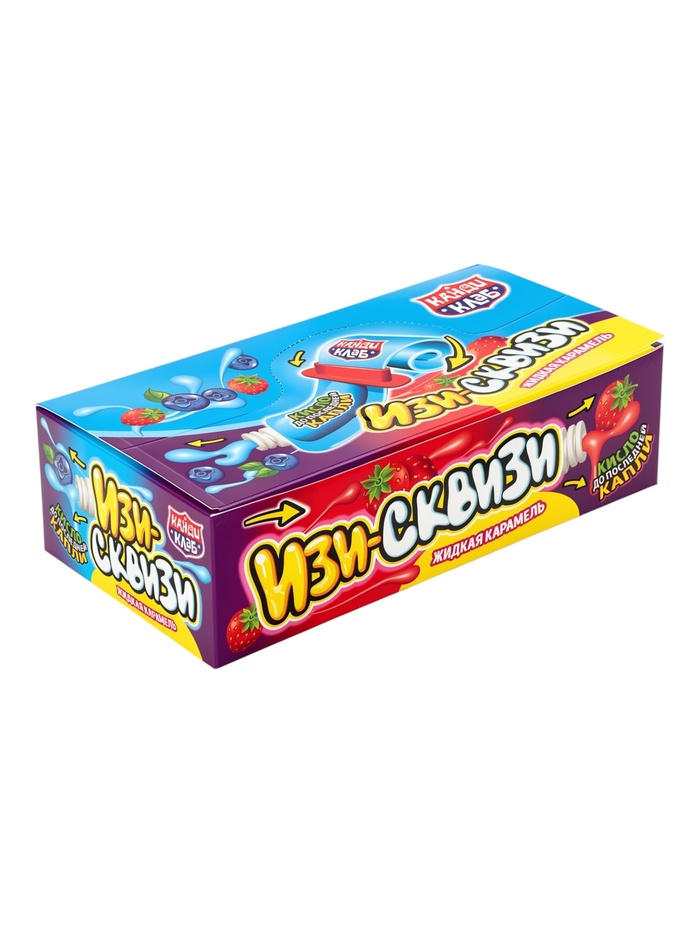 Жидкая карамель «Изи-Сквизи», ассорти, 20 г - Фото 1