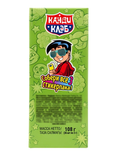 Жевательная резинка «Стикер Клаб: Кринж или краш?», с наклейками, 3 г