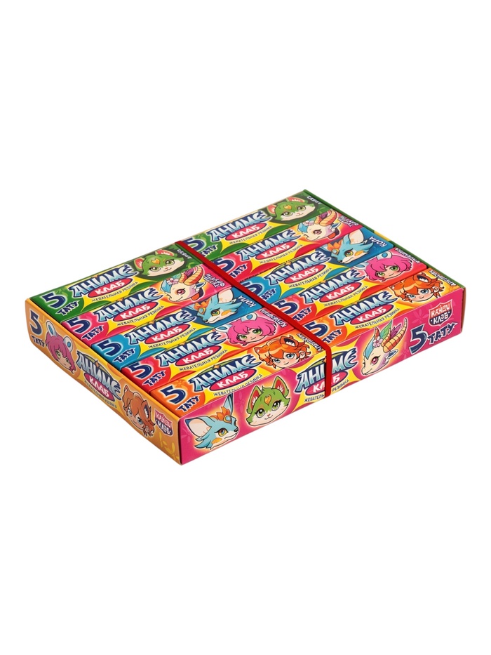 Жевательная резинка в пластинках с татуировками 