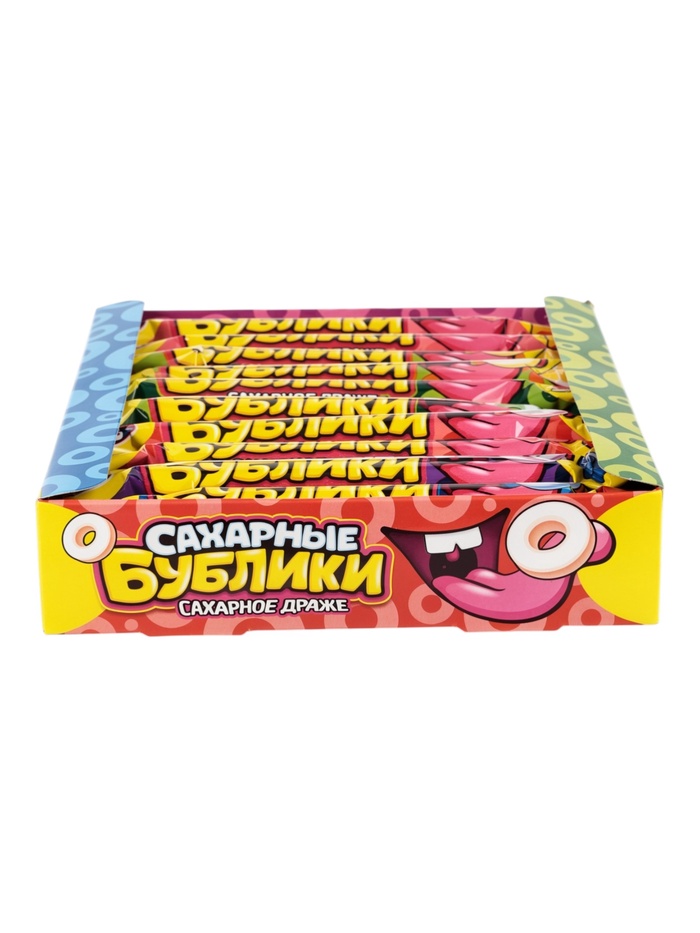 Сахарное драже «Сахарные БУБЛИКИ», ассорти, 23 г - Фото 1