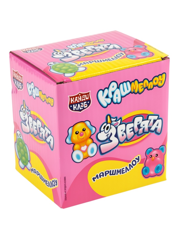 Маршмеллоу «Крашмеллоу Зверята», 10 г - Фото 1