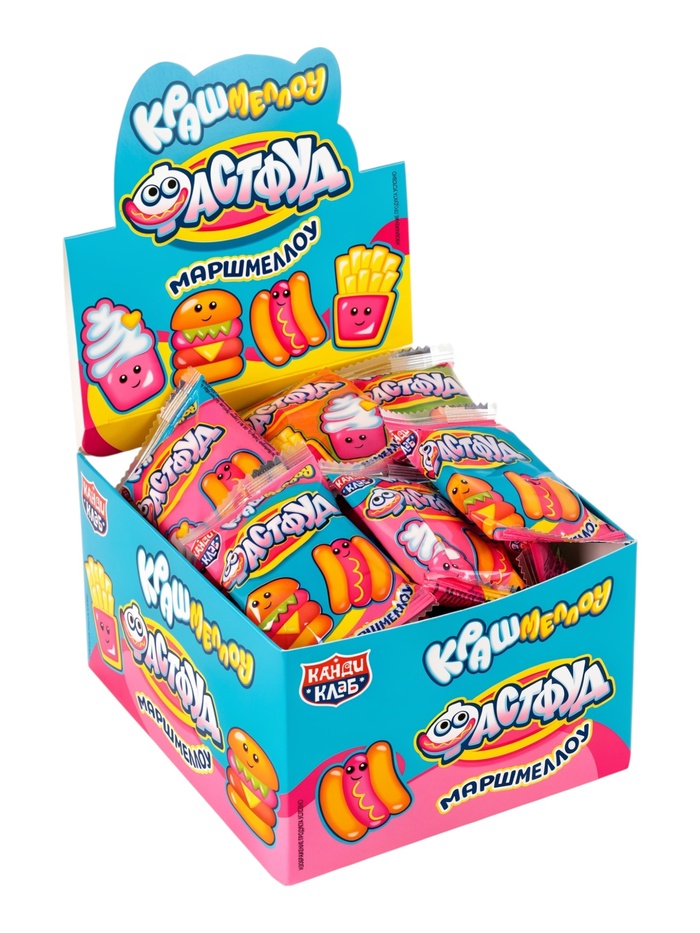 Маршмеллоу «Крашмеллоу Фастфуд», 9 г - Фото 1