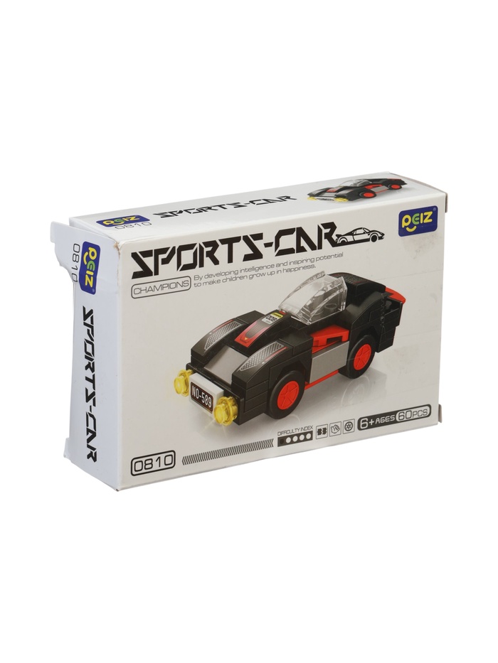 УЦЕНКА Конструктор Гонка "Спорткар", 60 деталей - Фото 1